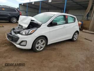 2022 Chevrolet Spark LS z VIN KL8CB6SA2NC033662, wystawiony jako Copart lot #80412575 z przebiegiem Nie podano mil oraz Szkoda całkowita • Salvage title. Historia ofert i sprzedaży dostępna na DreamBid. Obrazek 1.