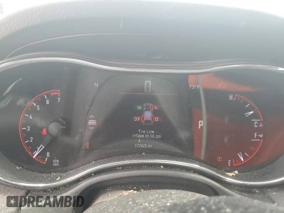 2015 Dodge Durango SXT with VIN 1C4RDHAG4FC784440, listed as a Copart auction lot 71632965 with 177,425 mi miles and Salvage title. Bid and sale history available at DreamBid. Image 9.