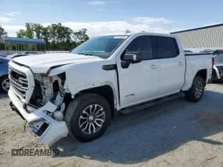 2019 GMC Sierra 1500 AT4 with VIN 3GTP9EED0KG102605, listed as a Copart auction lot 57444625 with 148,559 mi miles and Salvage title. Bid and sale history available at DreamBid. Image 1.