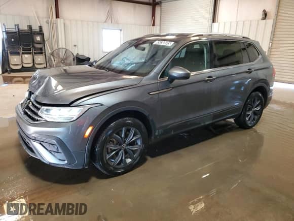 2024 Volkswagen Tiguan SE with VIN 3VV3B7AX6RM031874, listed as a Copart auction lot 85330805 with 46,754 mi miles and Clean title. Bid and sale history available at DreamBid. Image 1.