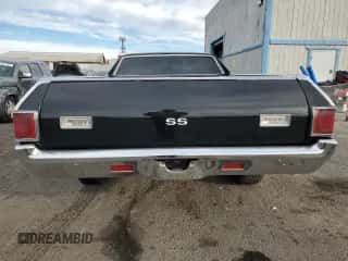 1972 Chevrolet El Camino z VIN 1D80H2L561270, wystawiony jako Copart lot #43648775 z przebiegiem 20 482 mil mil oraz Szkoda całkowita • Salvage title. Historia ofert i sprzedaży dostępna na DreamBid. Obrazek 6.