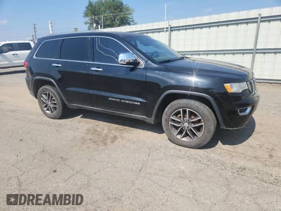 2018 Jeep Grand Cherokee Limited with VIN 1C4RJEBG5JC158863, listed as a Copart auction lot 81672975 with 185,181 mi miles and Clean title. Bid and sale history available at DreamBid. Image 4.