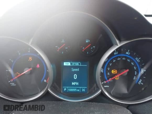 2016 Chevrolet Cruze LT with VIN 1G1PE5SB3G7211277, listed as a IAAI auction lot 41889767 with 108,895 mi miles and . Bid and sale history available at DreamBid. Image 7.