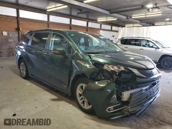 2021 Toyota Sienna Limited z VIN 5TDZSKFC1MS004883, wystawiony jako Copart lot #70192795 z przebiegiem Nie podano mil oraz Szkoda całkowita • Salvage title. Historia ofert i sprzedaży dostępna na DreamBid. Obrazek 4.