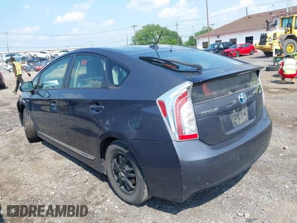 2012 Toyota Prius One with VIN JTDKN3DU3C1536996, listed as a IAAI auction lot 42658173 with 139,668 mi miles and . Bid and sale history available at DreamBid. Image 3.