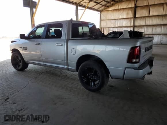 2017 Ram 1500 Sport with VIN 1C6RR6MT8HS614905, listed as a Copart auction lot 81131335 with 87,664 mi miles and Salvage title. Bid and sale history available at DreamBid. Image 2.