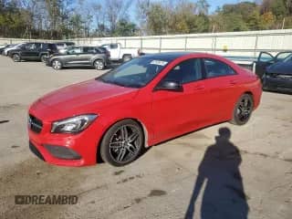 2018 Mercedes-Benz CLA 250 with VIN WDDSJ4GB5JN696515, listed as a Copart auction lot 87408475 with 39,817 mi miles and Salvage title. Bid and sale history available at DreamBid. Image 1.