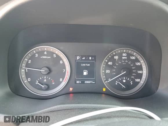 2017 Hyundai Tucson Eco z VIN KM8J33A28HU293563, wystawiony jako Copart lot #80352605 z przebiegiem 206 911 mil mil oraz Czysty tytuł • Clean title. Historia ofert i sprzedaży dostępna na DreamBid. Obrazek 9.