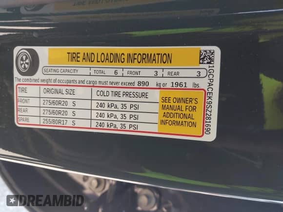 2025 Chevrolet Silverado 1500 LT with VIN 1GCPACEK9SZ281690, listed as a IAAI auction lot 43158455 with 3,303 mi miles and . Bid and sale history available at DreamBid. Image 9.