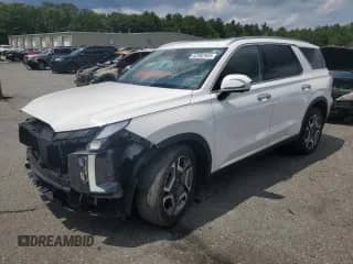2023 Hyundai Palisade Limited with VIN KM8R54GEXPU634769, listed as a Copart auction lot 62982945 with 33,691 mi miles and Non repairable. Bid and sale history available at DreamBid. Image 1.