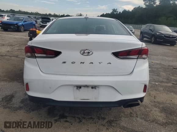 2018 Hyundai Sonata SEL with VIN 5NPE34AF9JH622656, listed as a Copart auction lot 66673595 with 87,064 mi miles and Salvage title. Bid and sale history available at DreamBid. Image 6.