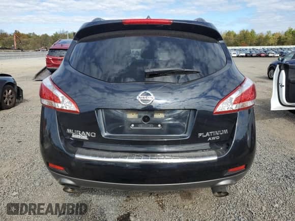 2014 Nissan Murano SL with VIN JN8AZ1MW2EW520823, listed as a Copart auction lot 84954245 with 60,795 mi miles and Salvage title. Bid and sale history available at DreamBid. Image 6.