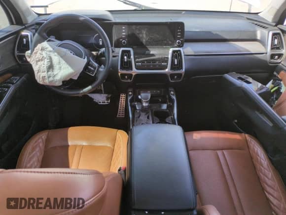 2021 Kia Sorento SX Prestige X-Line with VIN 5XYRKDLF2MG040900, listed as a Copart auction lot 59399485 with 51,681 mi miles and Salvage title. Bid and sale history available at DreamBid. Image 8.