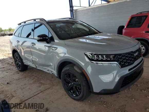 2023 Kia Sorento X-Line S with VIN 5XYRLDLC9PG212945, listed as a Copart auction lot 69125815 with 33,599 mi miles and Salvage title. Bid and sale history available at DreamBid. Image 4.