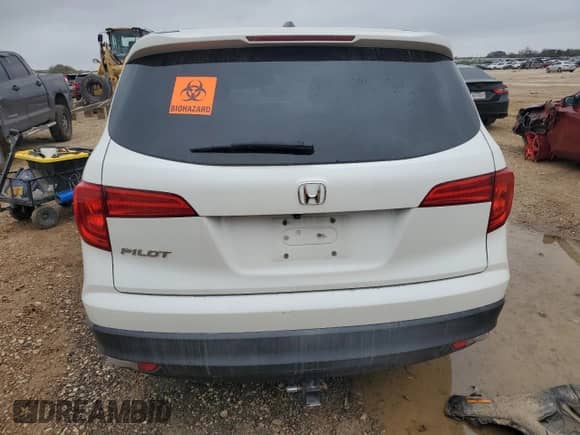 2017 Honda Pilot EX-L with VIN 5FNYF5H82HB014164, listed as a Copart auction lot 83812784 with 94,673 mi miles and Salvage title. Bid and sale history available at DreamBid. Image 6.