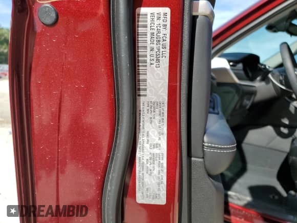 2023 Jeep Grand Cherokee Limited z VIN 1C4RJGBG1PC534513, wystawiony jako Copart lot #61174595 z przebiegiem 38 124 mil mil oraz Szkoda całkowita • Salvage title. Historia ofert i sprzedaży dostępna na DreamBid. Obrazek 13.