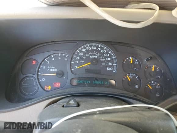 2004 GMC Sierra 1500 SLE z VIN 2GTEK13T341421040, wystawiony jako Copart lot #60494175 z przebiegiem 188 916 mil mil oraz Szkoda całkowita • Salvage title. Historia ofert i sprzedaży dostępna na DreamBid. Obrazek 9.