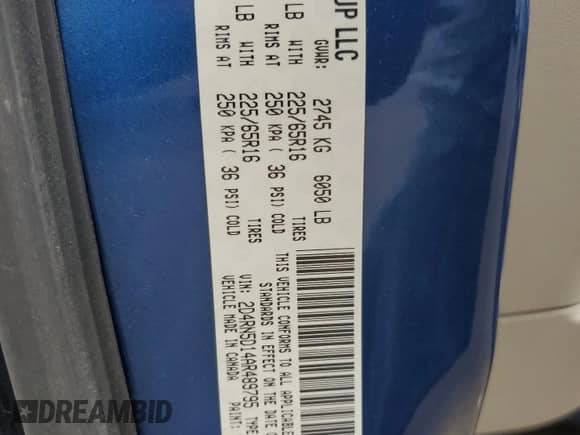 2010 Dodge Grand Caravan SXT с VIN 2D4RN5D14AR489795, выставлен на аукционе Copart как лот 82486715 с пробегом 183 262 миль миль и Списание • Salvage title. История ставок и продаж доступна на DreamBid. Изображение 13.