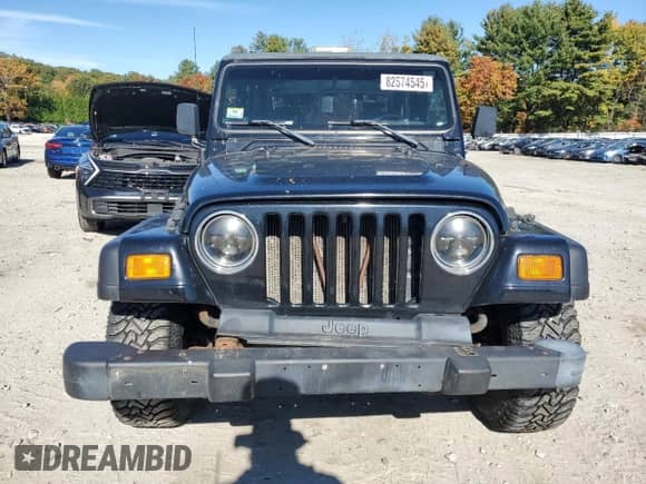 2000 Jeep Wrangler Sport with VIN 1J4FA49S1YP796600, listed as a Copart auction lot 82574545 with 128,340 mi miles and Clean title. Bid and sale history available at DreamBid. Image 5.