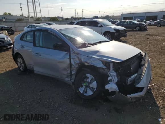 2022 Hyundai Ioniq Blue with VIN KMHC65LC8NU274329, listed as a Copart auction lot 80215775 with 74,793 mi miles and Salvage title. Bid and sale history available at DreamBid. Image 4.