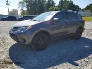 2015 Toyota RAV4 LE with VIN 2T3BFREV3FW346029, listed as a Copart auction lot 80257785 with 217,961 mi miles and Salvage title. Bid and sale history available at DreamBid. Image 1.