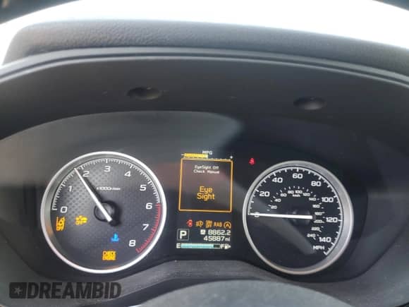 2020 Subaru Forester Limited z VIN JF2SKAUC6LH501561, wystawiony jako Copart lot #69277755 z przebiegiem 45 887 mil mil oraz Szkoda całkowita • Salvage title. Historia ofert i sprzedaży dostępna na DreamBid. Obrazek 9.