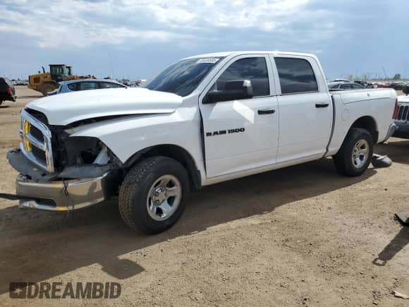 2012 Ram 1500 Tradesman with VIN 1C6RD7KP7CS314081, listed as a Copart auction lot 65838585 with 171,435 mi miles and Clean title. Bid and sale history available at DreamBid. Image 1.