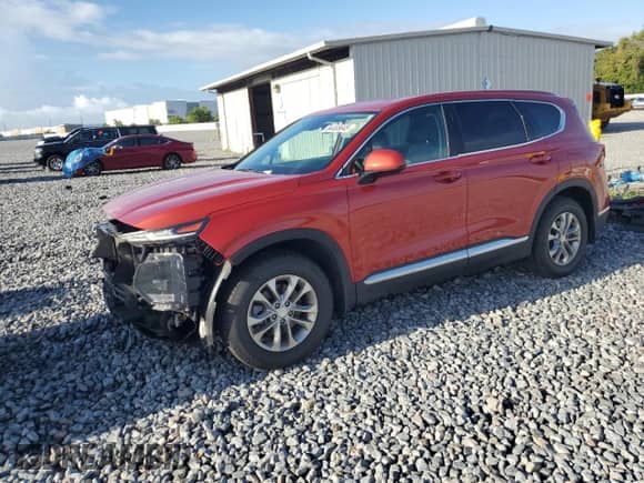 2020 Hyundai Santa Fe SEL z VIN 5NMS33AD9LH258475, wystawiony jako Copart lot #84455645 z przebiegiem 51 338 mil mil oraz Szkoda całkowita • Salvage title. Historia ofert i sprzedaży dostępna na DreamBid. Obrazek 1.
