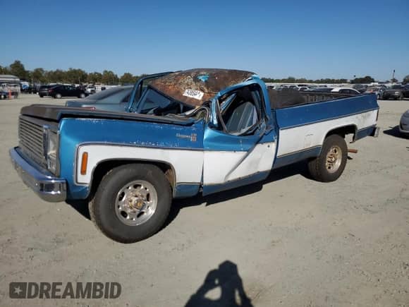 1979 Chevrolet Silverado 2500 с VIN CKL249Z216198, выставлен на аукционе Copart как лот 74385444 с пробегом Не указан миль и На запчасти • Non repairable. История ставок и продаж доступна на DreamBid. Изображение 1.