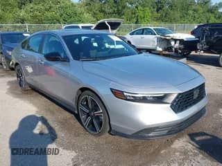 2025 Honda Accord Sport with VIN 1HGCY2F53SA001002, listed as a IAAI auction lot 43049291 with 24,066 mi miles and . Bid and sale history available at DreamBid. Image 1.