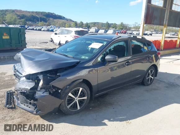 2023 Subaru Impreza Premium с VIN 4S3GTAV62P3711281, выставлен на аукционе IAAI как лот 43394865 с пробегом 9 155 миль миль и . История ставок и продаж доступна на DreamBid. Изображение 2.