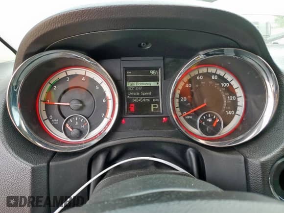 2013 Dodge Durango R/T with VIN 1C4SDHCT3DC697685, listed as a Copart auction lot 66028745 with 148,454 mi miles and Salvage title. Bid and sale history available at DreamBid. Image 9.