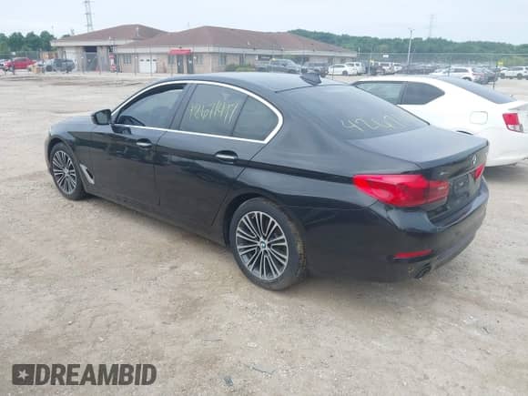 2018 BMW 5 Series 530i xDrive with VIN WBAJA7C53JWA74688, listed as a IAAI auction lot 42671497 with 108,130 mi miles and . Bid and sale history available at DreamBid. Image 3.