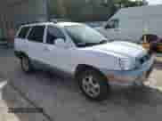 2001 Hyundai Santa Fe GLS with VIN KM8SC83D81U006955, listed as a Copart auction lot 87444205 with 156,622 mi miles and Salvage title. Bid and sale history available at DreamBid. Image 4.