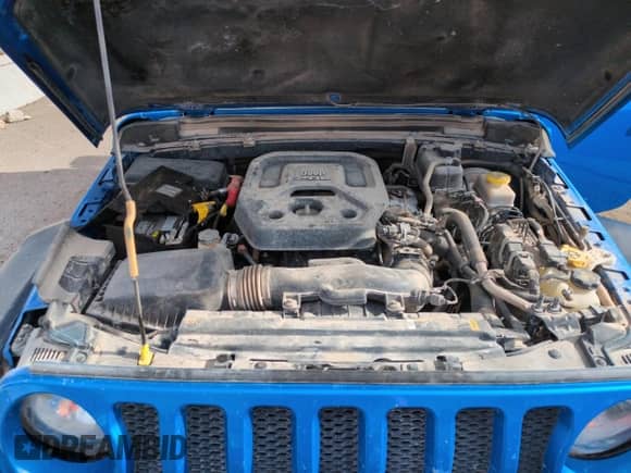 2021 Jeep Wrangler Unlimited Sport Altitude with VIN 1C4HJXDNXMW715577, listed as a Copart auction lot 61032615 with 91,517 mi miles and Salvage title. Bid and sale history available at DreamBid. Image 11.