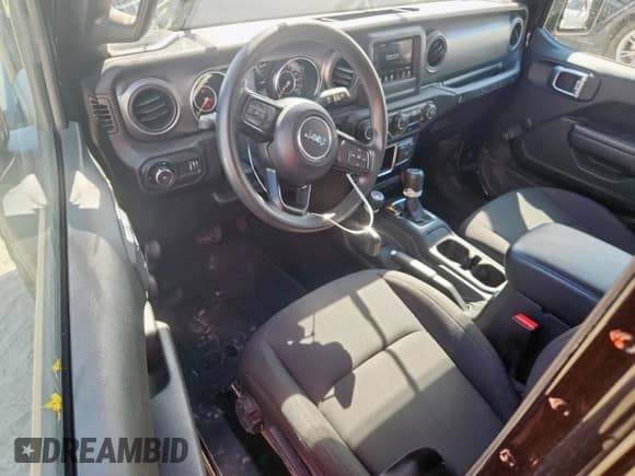 2023 Jeep Wrangler Sport с VIN 1C4HJXDN5PW635141, выставлен на аукционе Copart как лот 84773295 с пробегом 52 735 миль миль и Списание • Salvage title. История ставок и продаж доступна на DreamBid. Изображение 8.