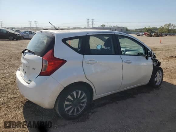 2014 Nissan Note SV with VIN 3N1CE2CP7EL361015, listed as a Copart auction lot 83935165 with 94,203 mi miles and Salvage title. Bid and sale history available at DreamBid. Image 3.