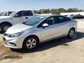 2018 Chevrolet Cruze LS with VIN 1G1BB5SM7J7140368, listed as a Copart auction lot 74743164 with 101,974 mi miles and Salvage title. Bid and sale history available at DreamBid. Image 1.