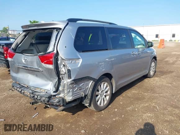 2012 Toyota Sienna XLE with VIN 5TDDK3DC0CS045751, listed as a IAAI auction lot 42591445 with 196,791 mi miles and . Bid and sale history available at DreamBid. Image 4.