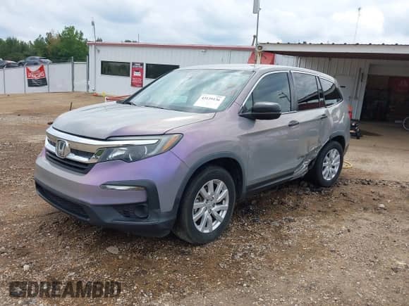 2019 Honda Pilot LX z VIN 5FNYF5H14KB016721, wystawiony jako IAAI lot #43139136 z przebiegiem 111 555 mil mil oraz . Historia ofert i sprzedaży dostępna na DreamBid. Obrazek 2.