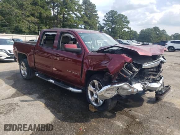 2017 Chevrolet Silverado 1500 LT with VIN 3GCPCREC6HG265364, listed as a Copart auction lot 80718405 with 96,786 mi miles and Salvage title. Bid and sale history available at DreamBid. Image 4.