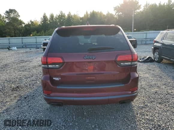 2021 Jeep Grand Cherokee High Altitude with VIN 1C4RJFCG8MC670528, listed as a Copart auction lot 80010375 with 83,367 mi miles and Salvage title. Bid and sale history available at DreamBid. Image 6.