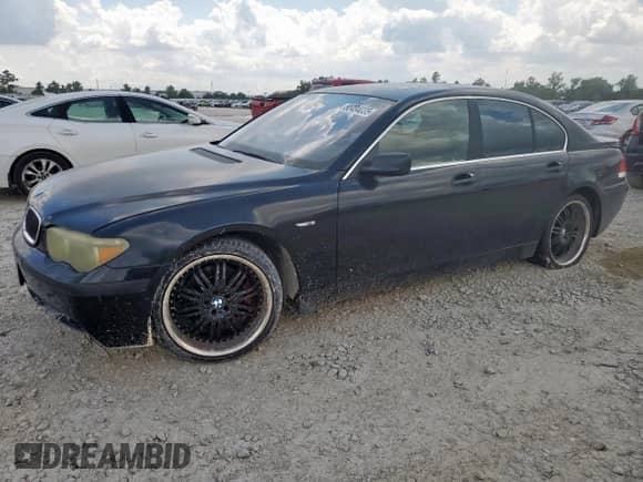 2003 BMW 7 Series 745i с VIN WBAGL63493DP66276, выставлен на аукционе Copart как лот 80484035 с пробегом Не указан миль и Списание • Salvage title. История ставок и продаж доступна на DreamBid. Изображение 1.