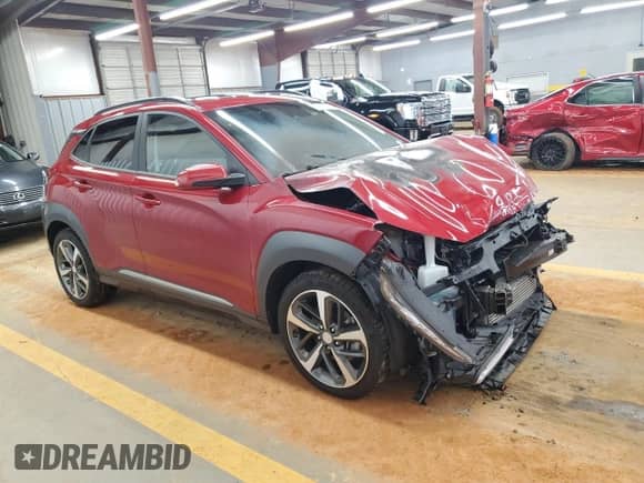 2020 Hyundai Kona Limited z VIN KM8K3CA54LU544392, wystawiony jako Copart lot #67713635 z przebiegiem Nie podano mil oraz Szkoda całkowita • Salvage title. Historia ofert i sprzedaży dostępna na DreamBid. Obrazek 4.