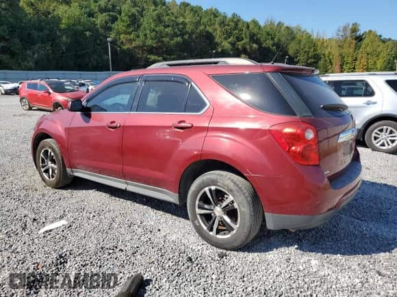 2012 Chevrolet Equinox 2LT with VIN 2GNALPEK5C6227587, listed as a Copart auction lot 81954615 with 195,733 mi miles and Salvage title. Bid and sale history available at DreamBid. Image 2.