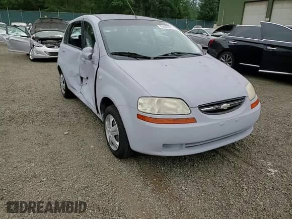 2008 Chevrolet Aveo LS with VIN KL1TD66658B112736, listed as a Copart auction lot 70442995 with Not provided miles and Salvage title. Bid and sale history available at DreamBid. Image 14.