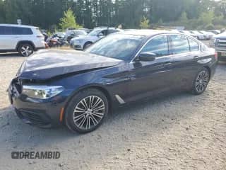 2019 BMW 5 Series 530i xDrive with VIN WBAJA7C50KG912409, listed as a Copart auction lot 80958625 with 64,601 mi miles and Salvage title. Bid and sale history available at DreamBid. Image 1.