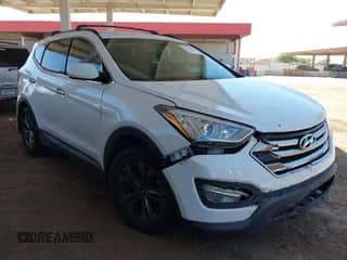 2016 Hyundai Santa Fe with VIN 5XYZU3LB0GG341087, listed as a IAAI auction lot 42521198 with 119,994 mi miles and . Bid and sale history available at DreamBid. Image 1.