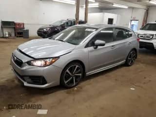 2022 Subaru Impreza Special Sports with VIN 4S3GTAM64N3705500, listed as a Copart auction lot 59776365 with 37,168 mi miles and Salvage title. Bid and sale history available at DreamBid. Image 1.