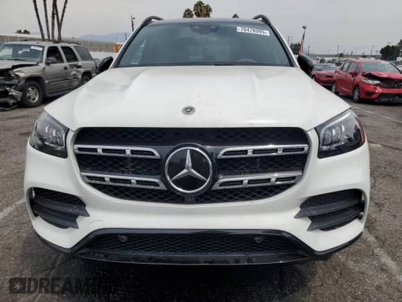 2022 Mercedes-Benz GLS 450 with VIN 4JGFF5KE1NA614177, listed as a Copart auction lot 70478995 with 27,822 mi miles and Salvage title. Bid and sale history available at DreamBid. Image 5.